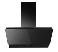 electriQ 60cm Angled Chimney Cooker Hood - Black