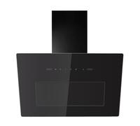 electriQ 60cm Angled Chimney Cooker Hood - Black