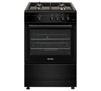 electriQ 60cm Gas Cooker - Black