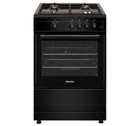 electriQ 60cm Gas Cooker - Black