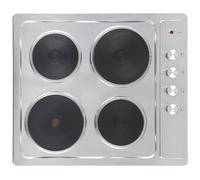 electriQ 60cm Sealed Plate Hob - Stainless Steel