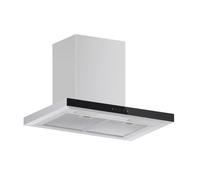 electriQ 60cm Slimline Chimney Cooker Hood - Stainless Steel