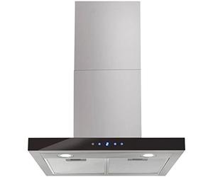 electriQ 60cm Touch Control Slimline Chimney Hood - Stainless Steel