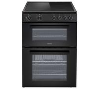 electriQ 60cm Electric Cooker - Black
