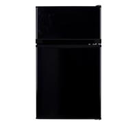 Electriq 80 Litre Under Counter Freestanding Fridge Freezer - Black