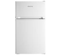 electriQ 80 Litre Under Counter Freestanding Fridge Freezer - White