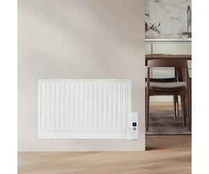 electriQ 800W Slim Oil-Filled Wall Radiator - White