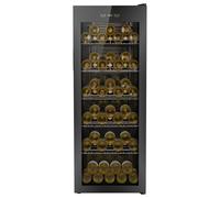 electriQ 86 Bottle Freestanding Wine Cooler - Black