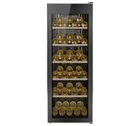 electriQ 86 Bottle Freestanding Wine Cooler - Stainless Steel