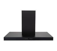 electriQ 90cm Slimline Chimney Cooker Hood - Black