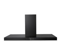 electriQ 90cm Slimline Touch Control Cooker Hood - Black