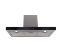 electriQ 90cm Stainless Steel Slimline Touch Control Cooker Hood