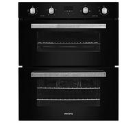 electriQ Built Under Electric Double Oven - Black