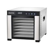 electriQ Commercial Style Digital Food Dehydrator & Dryer with 6 S