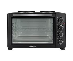 electriQ eiQ45LOVN 45L Mini Oven with Dual Hotplates