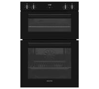 electriQ Electric Built In Double Oven - Black