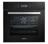 electriQ Electric Single Oven with Touch Controls - Black