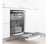 electriQ Integrated Dishwasher - White control panel