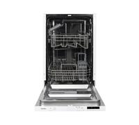 electriQ Integrated Slimline Dishwasher 45cm | 10 Place Settings, Quick Wash & Quiet Design