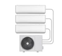electriQ iQool 3 x 9000 BTU Wall Mounted Air Conditioner with Heating Function