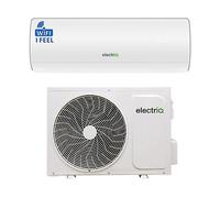 electriQ iQool Plus 12,000 BTU Smart Wall Split Air Conditioner & Heat Pump, Wi-Fi/Voice Control, “I Feel” Sensor, Self-Cleaning, Blue-Fin Coating, Includes 5 m Pipe Kit with 5 Years Warranty