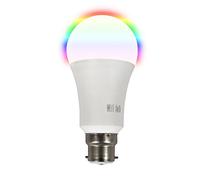 electriQ Dimmable Smart colour Wifi LED Bulb with B22 bayonet base - A