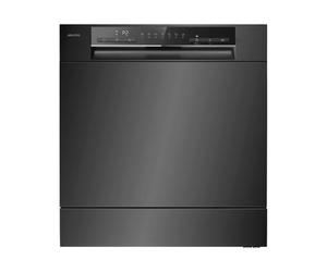 electriQ XL Mini Table Top Dishwasher | 8 place settings | Black | Freestanding