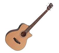Electro Acoustic Bass Guitar by Gear4music, Natural