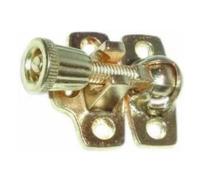 Electro Brass Screw Down Sash Window Fastener- Brighton Style