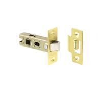 Electro Brassed, Kontrax Tubular Door Latch, 64mm, Steel, Interior, FD30 Fire Rated, Model # JL122EB