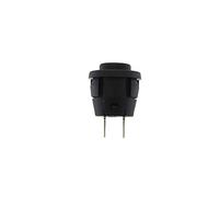 Electro DH Push button Black Recessed Off-ON 2A/250V