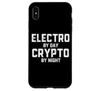 Electro DJ By Day Crypto Night Blockchain Music NFT ETH EDM Case for iPhone XS Max