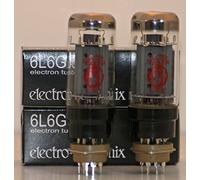 Electro-Harmonix 6L6GC Matched Pair - Grey/black - Overdrive Guitar Tubes