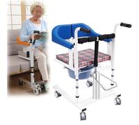 Electro Hydraulic Lift Nursing Chair Lift Chairs Vevor Patient Lift Transfer Chair Patient Lift Wheelchair Lift Transfer Machine Transfer Lift Chair with Manual Lift Bedside Lift Aid (2)