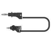 Electro PJP 2110-CD1-100N Test Lead [Banana Plug - Banana Plug] 1.00 m Black Pack of 1