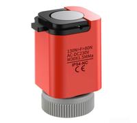 Electro-thermal Actuator, Automatic Heating Controller | M30x1.5 Thread for Floor Heating Manifold, Noiseless Wax Expansion Valve AC DC 12-230V IP54 Rated for Residential Heating