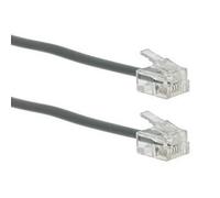 Electro Vision Electrovision Rj11mm10 Rj11 Connectors Modular Jack Socket Telephone Cable M/m 10M