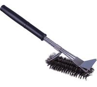 Electro Vision Long Handled Bbq Cleaning Brush With Stainless Steel Scraper -Effective Bbq Cleaning Without The Burn Risk