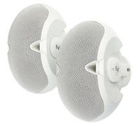 Electro-Voice EVID 6.2W Weatherproof Speaker Set, 600W (White)