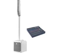 Electro-Voice Evolve 30M (White) + Devine MixDesk 1202FX-MP 12-Channel Mixer