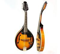 Electroacoustic 8-string Mandolin Spruce Veneer Top Maple Veneer Side/back With Bag Mandolin for Student