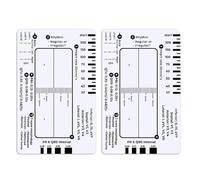 Electrocardiogram 7 Step Ruler Card Tool Suitable for Use by Cardiologists Nurses and Students Accurate Heart Medicals Student Supplies
