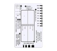 Electrocardiogram 7 Step Ruler Card Tool Suitable for Use by Cardiologists Nurses and Students Accurate Heart Cardiac Assessment Ruler