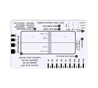Electrocardiogram Assessment Tool 7 Step Ruler Card for Hospitals Clinics Healthcare Professional and Medicals Students Heart Monitors Aid