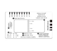 Electrocardiogram Reference Guide 7 Step Ruler Card Interpretation Guide Card EKG Reference