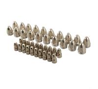 Electrode and Nozzle Replacement Pack 40pcs for P80 Torch Compatible with Common For Air Plasma Cutters CUT 70 to CUT 120 (1.1mm)