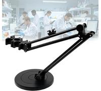 Electrode Holder Bracket, Multifunctional Conductivity Meter Electrode Holder, Hold 4 Electrodes, Ion Meter Holders, 360° Rotating Retractable Lab Stand