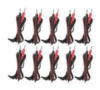 Electrode Lead Wire,10pcs / Bag 2.35mm 1.2m 2-in-1 Pin Type Electrode Lead Wires Cable for TENS Unit Physiotherapy Machine