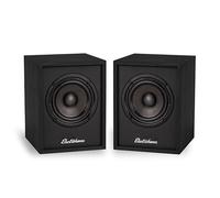 Electrohome Huntley Powered Bookshelf Speakers with Built-in Amplifier and 3" Drivers for Turntable, TV, PC and Wireless Music Streaming Featuring Bluetooth 5, RCA and Aux (EB10B)