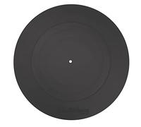 Electrohome Turntable Platter Mat (Black Rubber) - Durable Silicone Design for Vinyl Record Players (PENTRP)